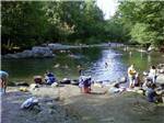 People enjoying the water at GREENBRIER CAMPGROUND - thumbnail