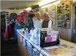 2 staff members in gift shop at POMO RV PARK & CAMPGROUND - thumbnail