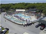 An aerial view of the swimming pool and lazy river at MYRTLE BEACH TRAVEL PARK - thumbnail