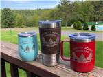 Branded insulated mugs at COUNTRY ROADS CAMPGROUND - thumbnail