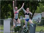 Girls swimming at FOUR SEASONS CAMPGROUNDS - thumbnail