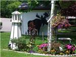A cut out of a moose at RED APPLE CAMPGROUND - thumbnail