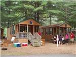 Cabins with decks at TWIN MILLS CAMPING RESORT - thumbnail