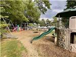 The playground equipment at AUGUSTA-WEST LAKESIDE KAMPGROUND - thumbnail
