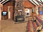 Interior of deluxe two-bedroom cottage at LAKE PARK CAMPGROUND & COTTAGES - thumbnail