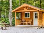 One of the rental rustic cabins at SUMMER HOUSE PARK - thumbnail