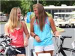 Girls biking at BETHPAGE CAMP-RESORT - thumbnail