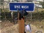 The bike wash station at GOLDEN MUNICIPAL CAMPGROUND - thumbnail
