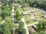 An aerial view of the campsites at SPAULDING LAKE CAMPGROUND - thumbnail