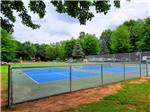 The fenced in pickleball courts at HUNGRY HORSE FAMILY CAMPGROUND - thumbnail