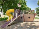 Sailing ship themed playground at COUNTRY ACRES CAMPGROUND - thumbnail