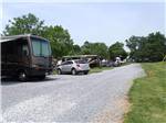 RVs and trailers at campground at COUNTRY ACRES CAMPGROUND - thumbnail