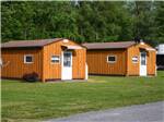 A couple of rental cabins at CHERRY GROVE CAMPGROUND - thumbnail