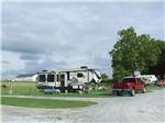 Trailers camping at FLORY'S COTTAGES & CAMPING - thumbnail