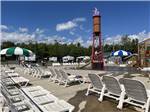 Lounge chairs at the waterpark at YOGI BEAR'S JELLYSTONE PARK CAMP RESORTS - thumbnail