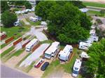 An aerial view of the RV sites at MINGO RV PARK - thumbnail