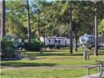 Travel trailers parked in RV sites at LION COUNTRY SAFARI KOA - thumbnail