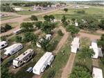 Aerial view of campground showing sites at OASIS CAMPGROUND - thumbnail