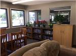 The lounge area in the main building at HOUSTON WEST RV PARK - thumbnail