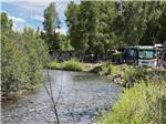 The water flowing next to the RV sites at RIO CHAMA RV PARK - thumbnail