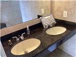 The clean bathroom sinks at JUDE TRAVEL PARK OF NEW ORLEANS - thumbnail