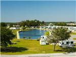 Amazing aerial view over resort at GOOSE CREEK CAMPGROUND - thumbnail
