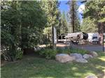 One of the planter areas with boulders at COACHLAND RV RESORT / VILLAGE CAMP TRUCKEE - thumbnail