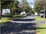 A paved road between paved RV sites at CANNON BEACH RV RESORT - thumbnail
