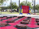 An oversized checkerboard set at STAGECOACH RV PARK - thumbnail