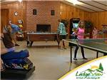 Pool table in game room at LEDGEVIEW RV PARK - thumbnail