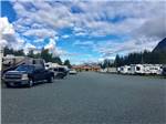 Long road leading to campground building at HAINES HITCH-UP RV PARK - thumbnail
