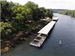 The floating docks on the water at COOPER CREEK RESORT & CAMPGROUND - thumbnail
