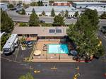 An aerial view of the swimming pool at SHAMROCK RV PARK - thumbnail
