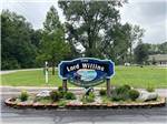 The front entrance sign at CAMP LORD WILLING RV PARK & CAMPGROUND - thumbnail