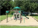 The playground equipment at LEISURE ACRES CAMPGROUND - thumbnail