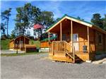 A few of the camping cabins at CHERRY HILL PARK - thumbnail