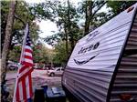 The front of a travel trailer at INDIAN ROCK RV PARK - thumbnail