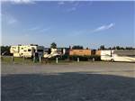 RVs parked on campground at ALASKAN ANGLER RV RESORT & CABINS - thumbnail