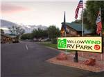 The front entrance building and sign at WILLOWWIND RV PARK - thumbnail