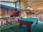 The pool table in the rec room at ORANGE GROVE RV PARK - thumbnail
