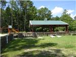 The horseshoe and cornhole area at LAKE AIRE RV PARK & CAMPGROUND - thumbnail