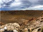 A view of the immense crater near METEOR CRATER RV PARK - thumbnail
