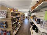 One of the aisles in the general store at WOLFIES CAMPGROUND - thumbnail