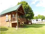 Log Cabins with decks at FORT CHISWELL RV PARK - thumbnail