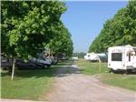 RVs and trailers at campground at FORT CHISWELL RV PARK - thumbnail