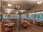 The restaurant seating area at RIVER'S EDGE RV PARK & CAMPGROUND - thumbnail