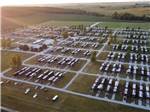 Aerial view of campground at AMANA RV PARK & EVENT CENTER - thumbnail