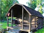 One of the rental camping cabins at LAKE PAN RV VILLAGE - thumbnail