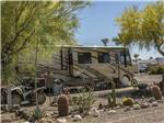 A motorhome parked in a site at BLACK ROCK RV VILLAGE - thumbnail