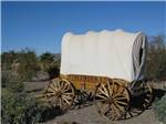 A conestoga wagon in the desert at BLACK ROCK RV VILLAGE - thumbnail